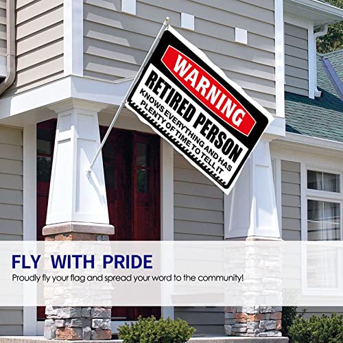 Drapeau Man Cave Warning pour cacher un mur abime et decorer un garage
