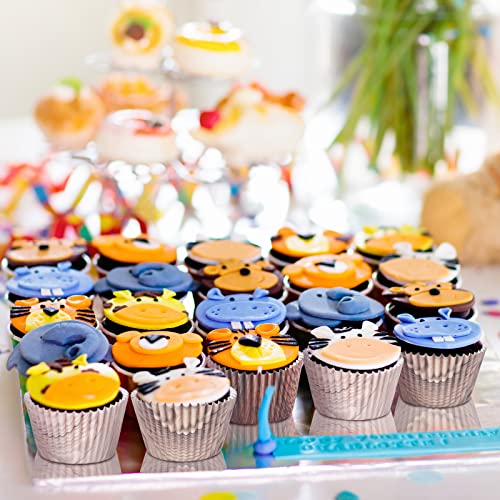 300 Pieces Woodgrain Cupcake Liners Wood Grain Cupcake Wrappers Woodland Animal Cupcake Cups Paper Muffin Baking Liners Holders For Bridal Showers Wedding Holiday Birthday Party Decorations #TOP3