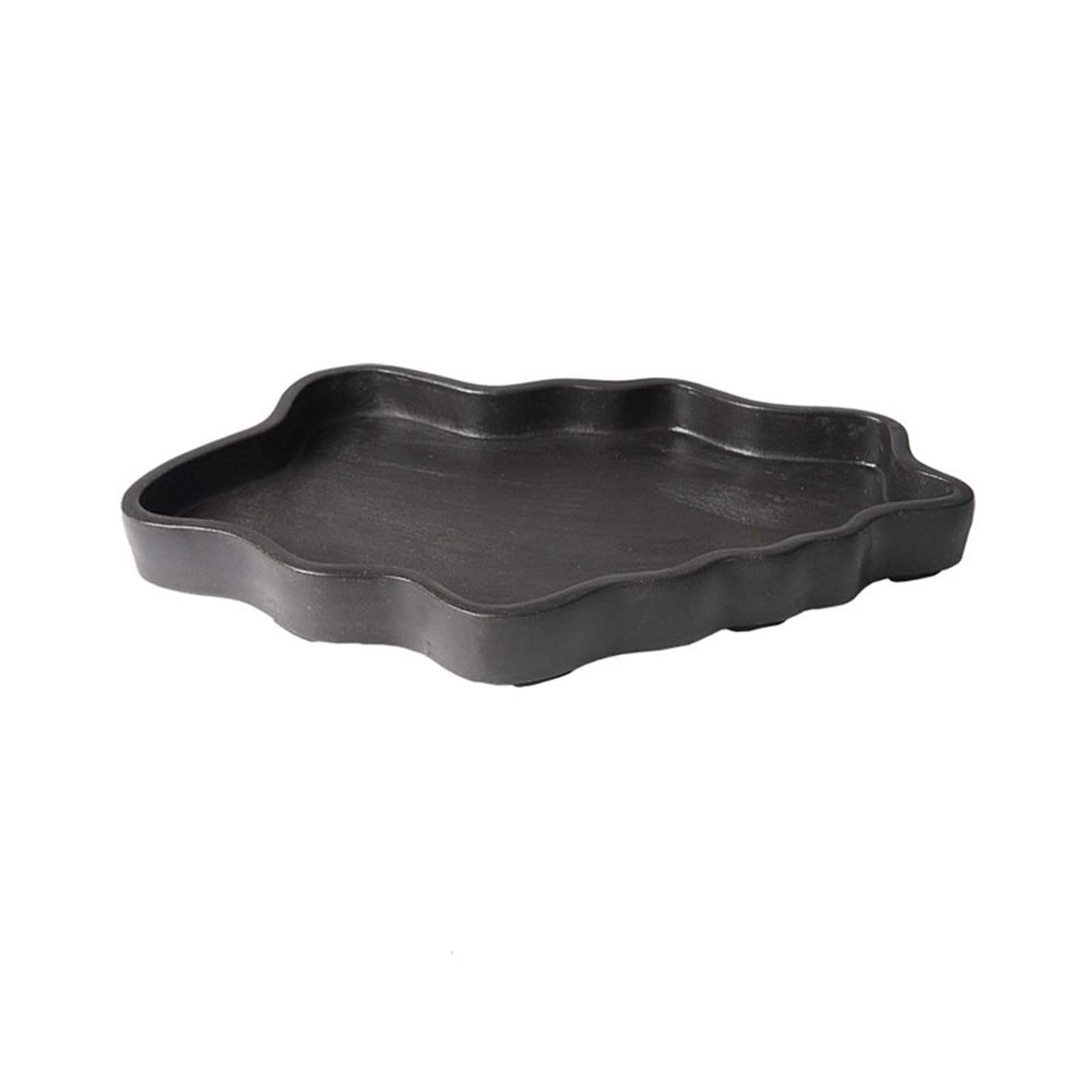K5C7S3W9D6 plant dish saucer Irregular Shape Large Purple Clay Flower Arranging Tray Indoor Outdoor Plant Drip Saucer