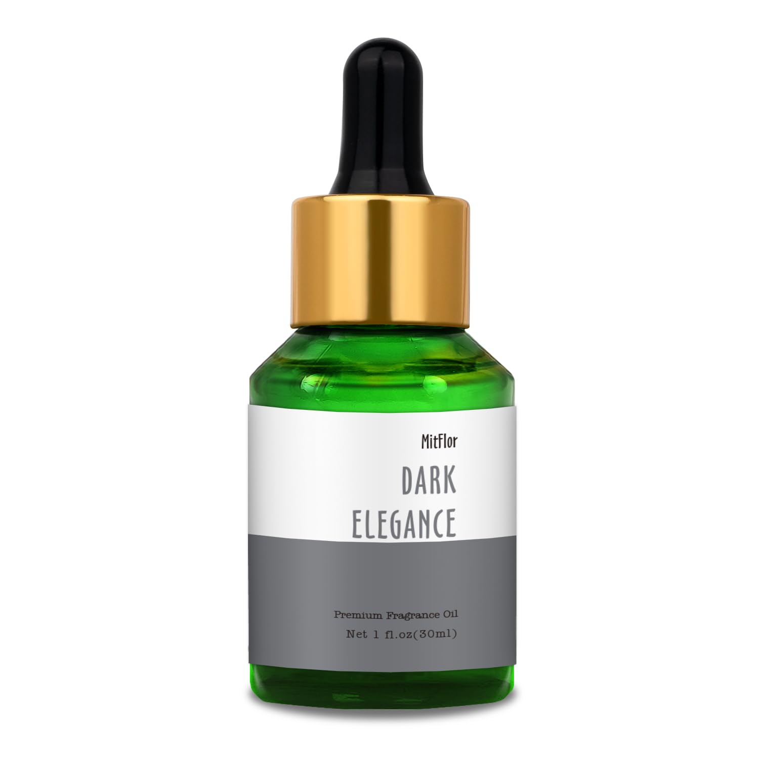 Dark Elegance Fragrance Oil, MitFlor 30ml Scented Essential Oil for Diffuser, Premium Fragrance Oil for Candle Soap Making, Men's Cologne Oil, Ideal for Making Perfume, Beard Oil and More