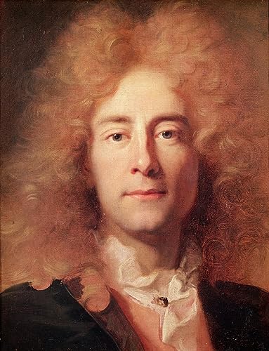 Impression sur toile Hyacinthe Rigaud tableau portrait d'homme haut de gamme 60x90