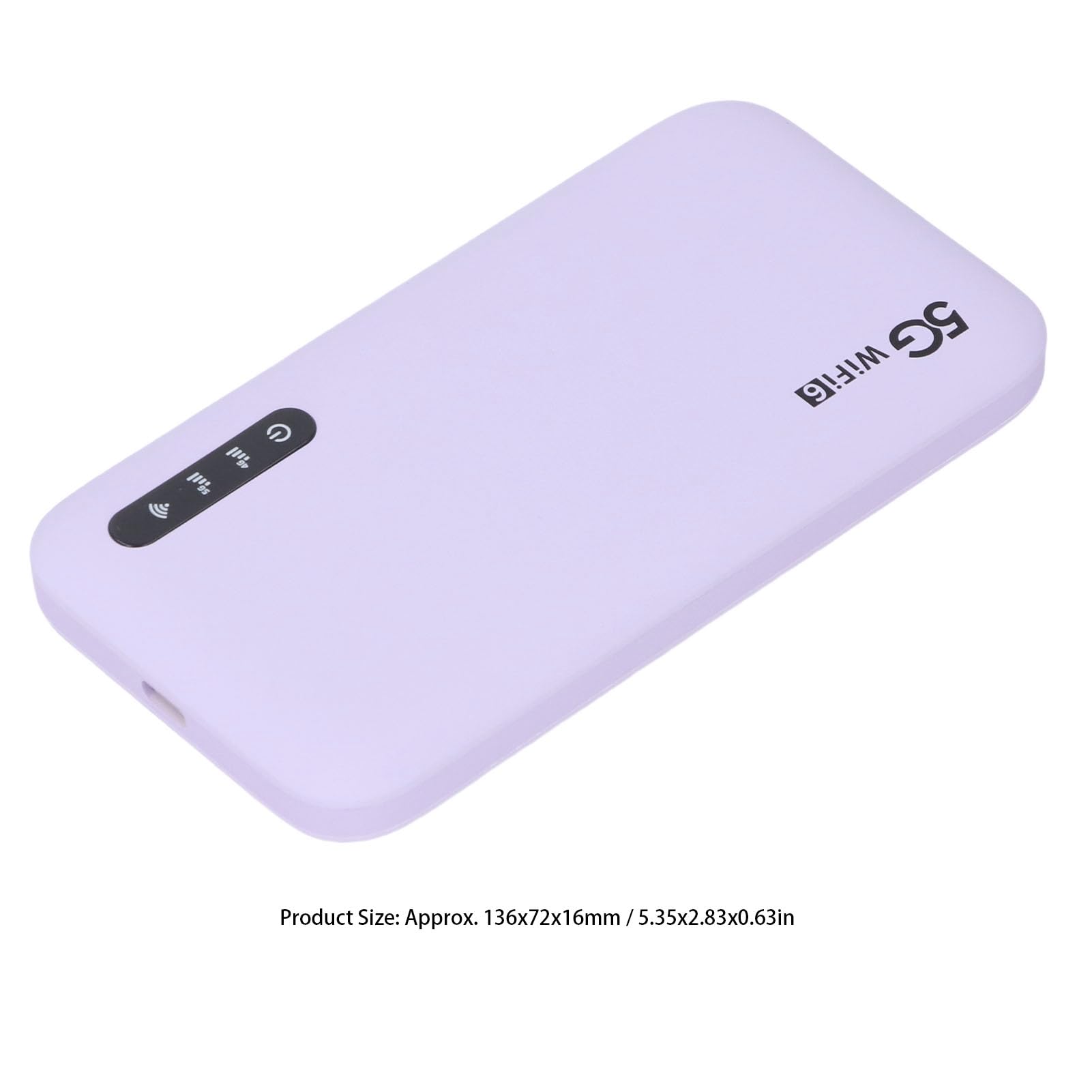 5G WiFi Mobile Hotspot-Gerät, Tragbares WLAN für Reisen, mit Multitrier-Netzwerk, Verbinden Sie Bis zu 16 Geräte, die in 6100-mAh Eingebaut Sind