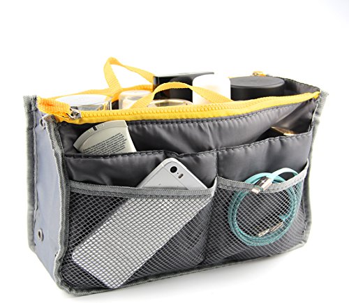 RayLineDo® 2X Pack Ladies Tidy Travel Insert Handbag Cosmetic Organiser Purse Large Liner Make-up Bag Pouch - Image 2