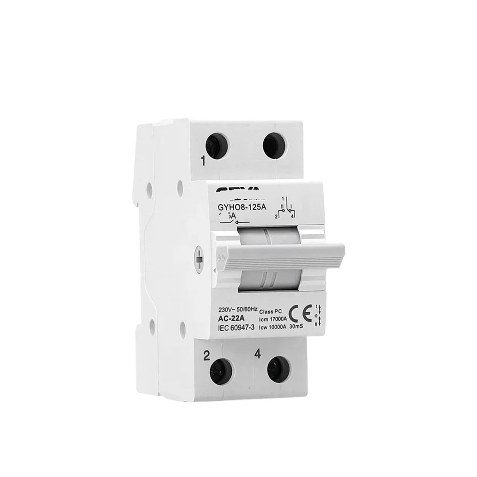 Commutateur d'isolation de transfert manuel 100A pour éviter les courts-circuits de générateur - 2