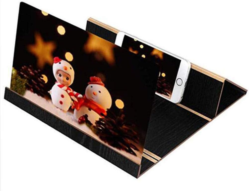 Magnifier,12 Inches 3D Smart Mobile Phone Movies Screen Amplifier with Foldable Holder Stand for Any Smartphone and iPhone a/B