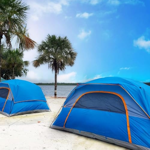 ALI Shipping 3-8 Person Family Camping Tent – All-Season Waterproof Dome Tent with Rainfly, Ventilation, Easy Setup for Hiking, Picnic & Outdoor Adventures - Image 6