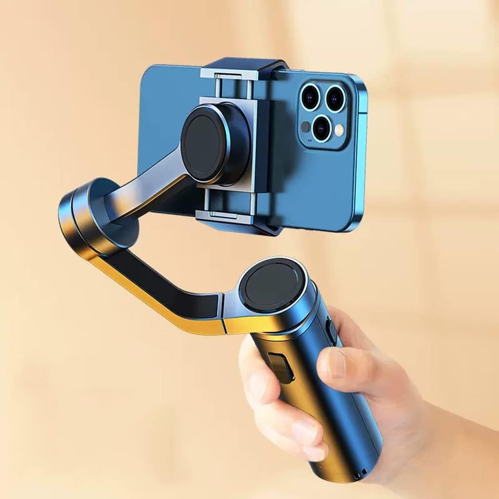 HBJWOV Handheld Selfie Stick 360 Degrees Automatic Rotation Remote Control Anti-Shake Shooting Bracket Balance Tripod