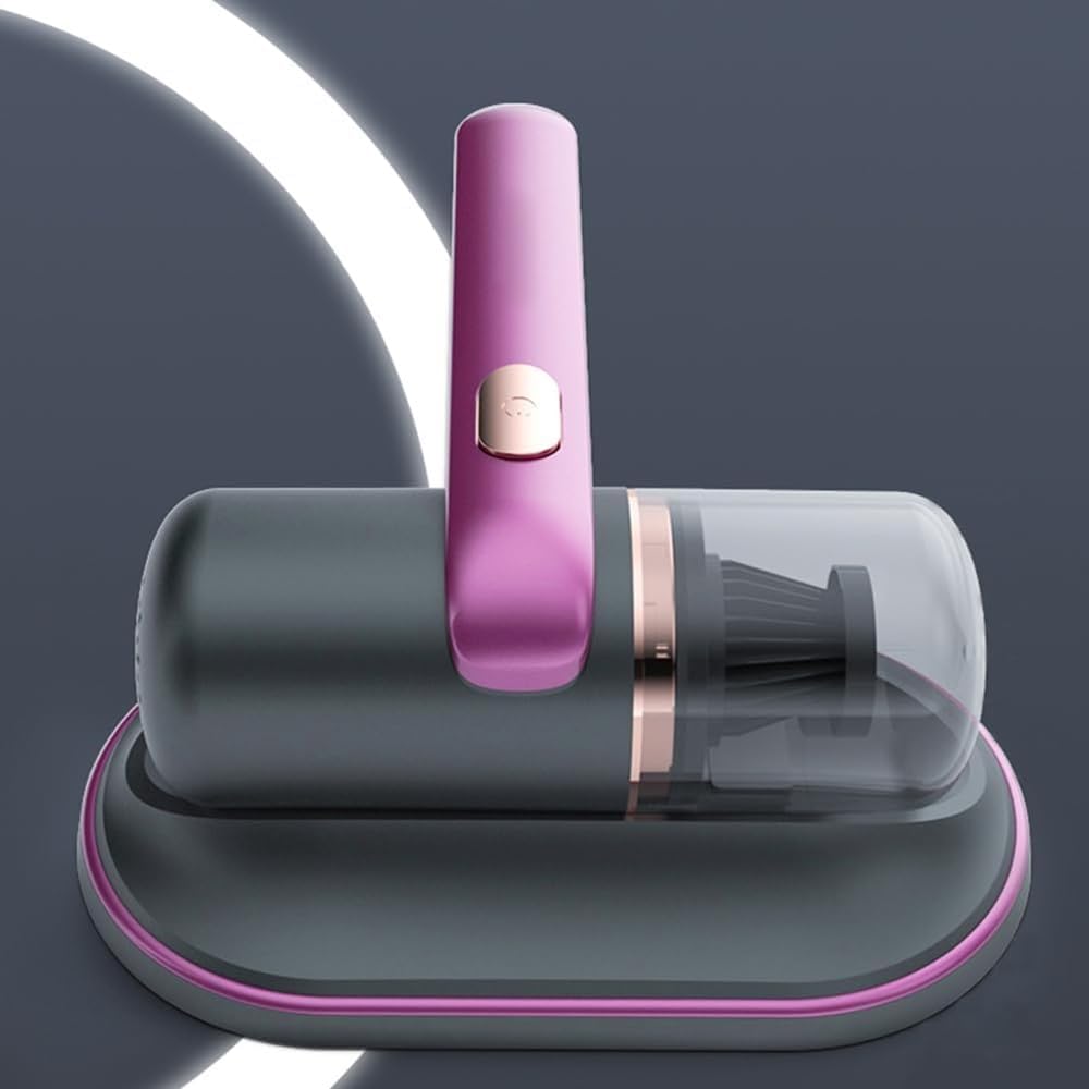 Aspiratore Antiacaro UV-C Senza Fili – Aspirapolvere Materassi Portatile Ricaricabile, Pulizia Profonda Letto Divano Tessuti, Rimuove Acari, Polvere e Allergeni