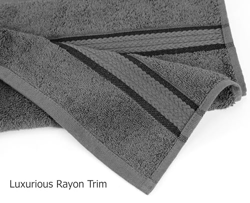 image for Cotton Craft - 4 Pack -Ultra Soft Oversized Extra Large Bath Towels 30
