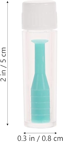 Miniatura 2 de MILISTEN Removedor e insertador de lentes de contacto suaves, 4 piezas de ventosa, verde, silicona, 2.0x0.3x0.3 in, viajes y uso diario