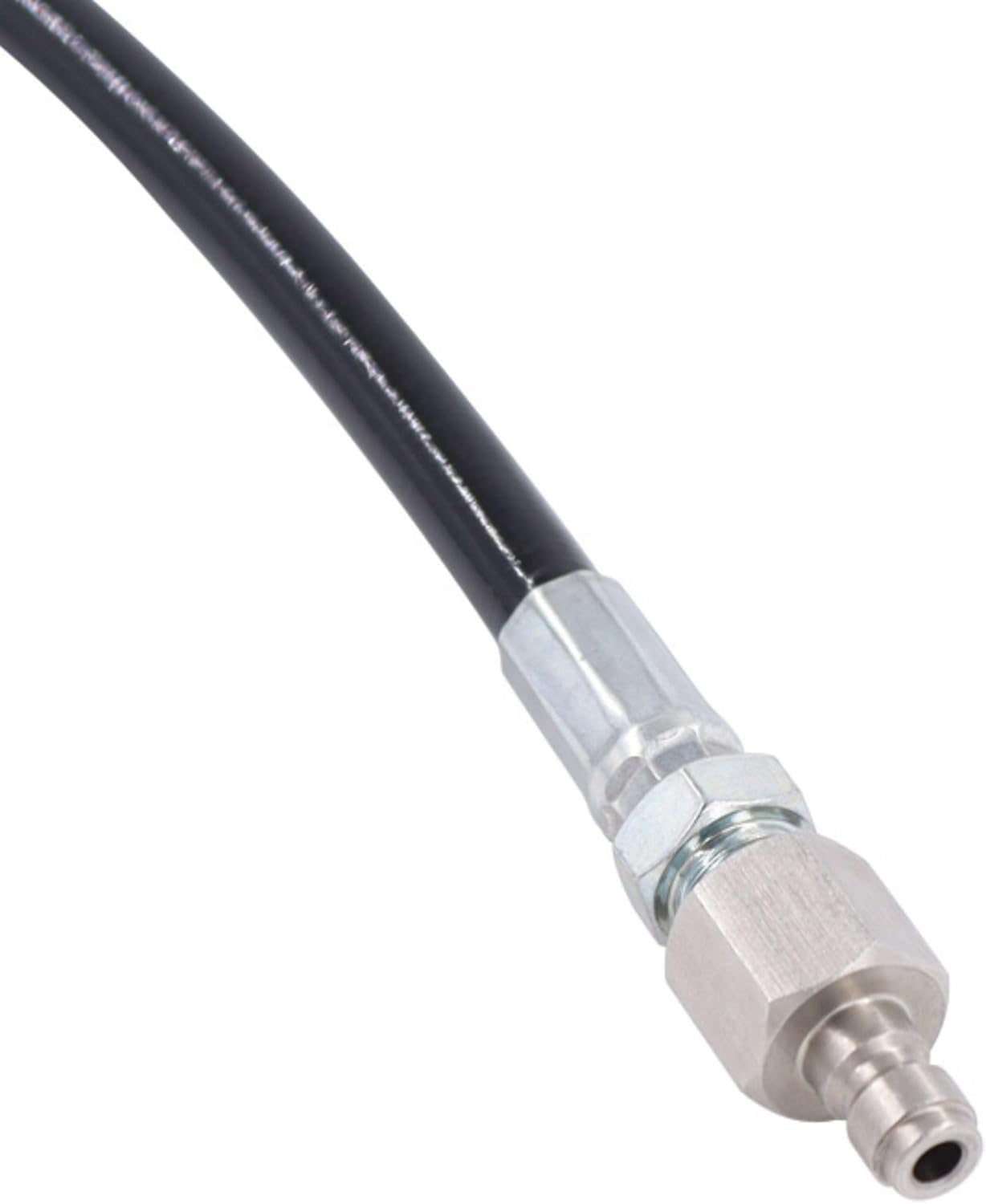 TUXING 4500Psi Pcp Paintball Airsoft Fill Whip Hose Extension,36" DN2 Microbore Hose Air Filling Station Charging System with Foster Quick-Detach Hose Assembly Male to Female - Image 5