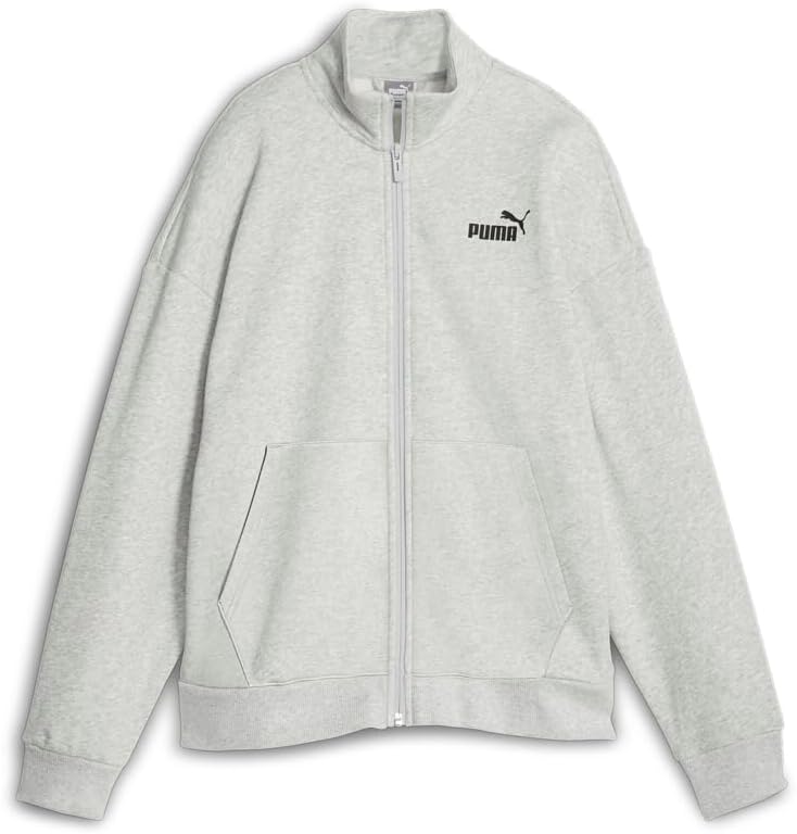 PUMA Womens Essentials+ Small Logo Jacket Athletic Outerwear Casual - Black