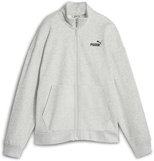 PUMA Womens Essentials+ Small Logo Jacket Athletic Outerwear Casual - Black