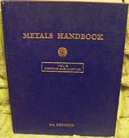 Metals Handbook Vol. 5 Forging and Casting: Eighth Edition B004EDDEG6 Book Cover