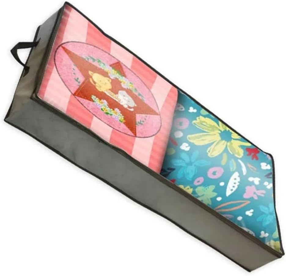 Under Bed Storage Box 2 PC Foldable Under Bed Bags Large Under Bed Storage Boxes Thick Breathable Underbed Clothes Storage Bags Zippered Organizer