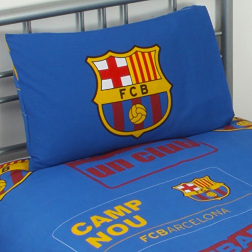 F.c. Barcelona Duvet Set Pt Single Duvet Set Quilt Cover Pillow Case Approx 200cm X 135cm 70 - Image 2