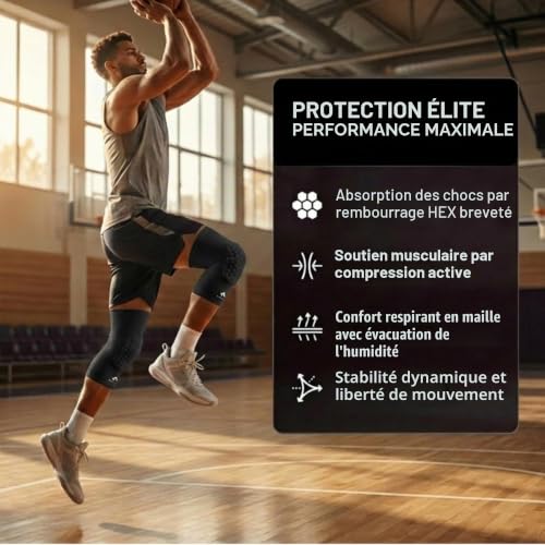 McDavid Mixte Molleti re avec protection Hex 6446, Noir, M EU – vue 2