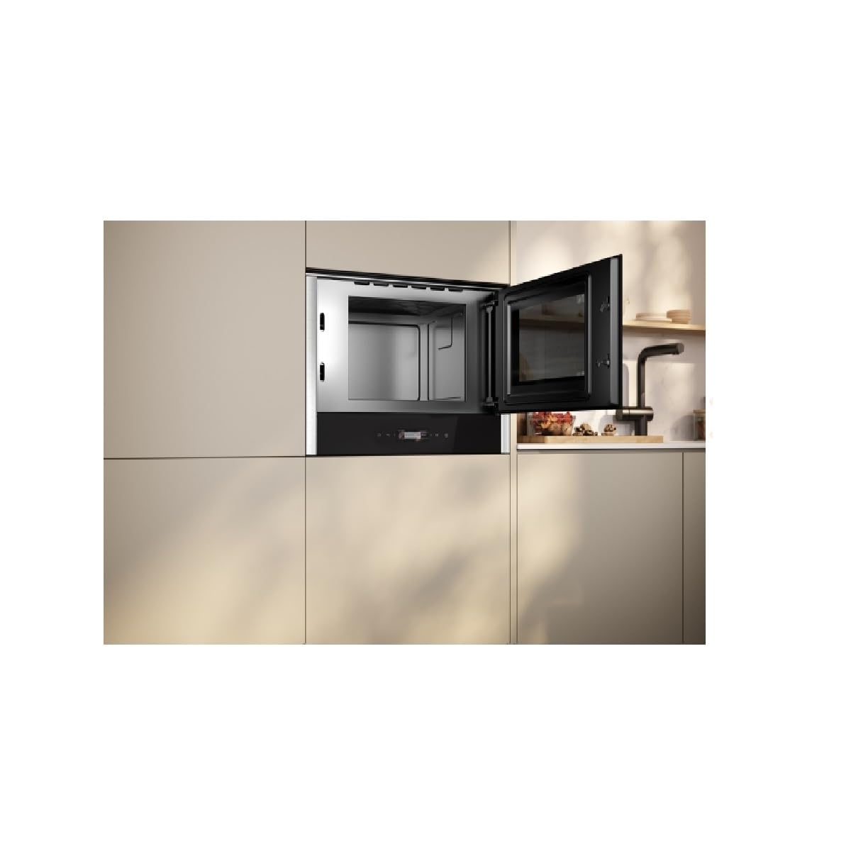 NEFF N70 NR4WR21N1 Einbau-Mikrowelle 40 x 60cm Full Touch TFT-Display Edelstahl