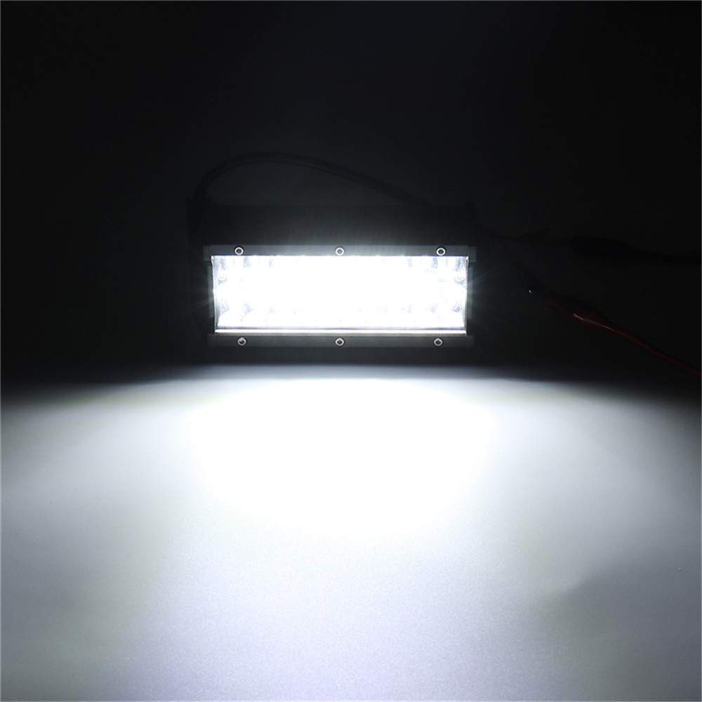 18 cm 40 000 lm 120 W samochód LED robocze reflektory Combo prowadzenie przeciwmgielne lampa do terenowych ciężarówek łodzi Atv