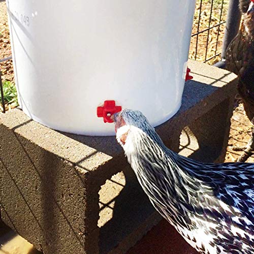 AWHAO Horizontal Chicken Waterer Nipples For Poultry With Easy Setup - View #5