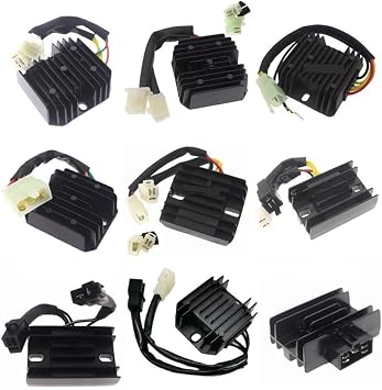 Motorcycle Rectifier Regulator Voltage adjuster Fit For HON YA Suz Lifan HAOJ k 70cc/100cc/110cc/125cc/150cc partsRed