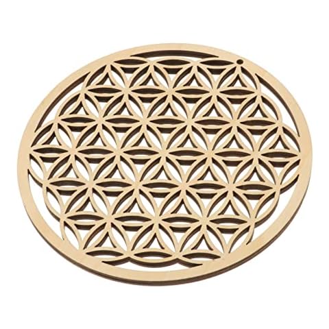 chiwanji Flor de La Vida Geometría Sagrada Escultura de Pared Cover