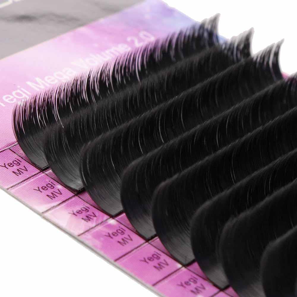 Mega Volume 2.0 Lashes (Vegan) | 0.03 B 17mm-22mm (Mix Tray)