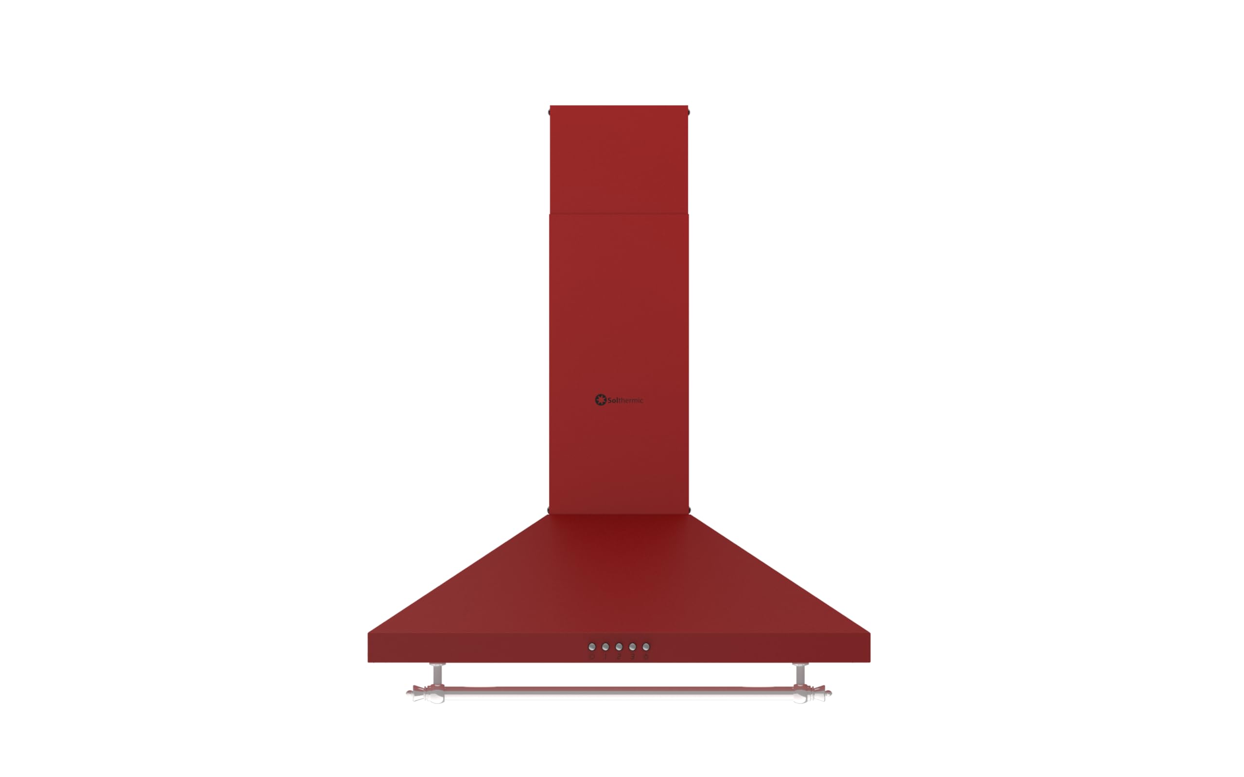 SOLTHERMIC COMBO PACK COCINA VTC ROJA RÚSTICA 50X50 + CAMPANA H60P ROJA BURDEOS / 50 cm/ALTA GAMA
