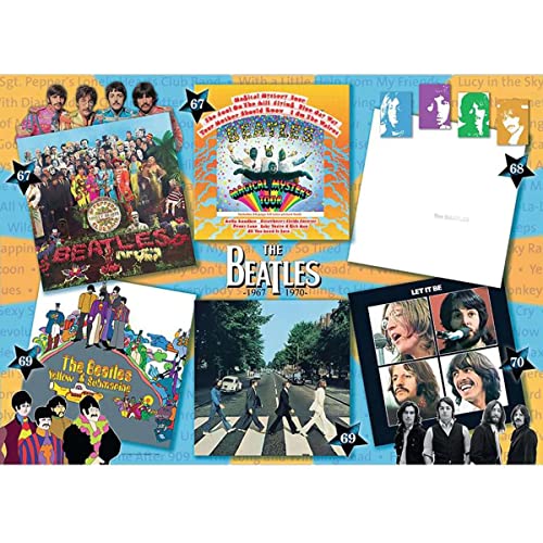 Ravensburger The Beatles: Albums 1967-1970 Puzzle Set (1000 Piece) - Les Beatles, Paul McCartney, John Lennon, RIngo Starr, George Harrison Ravensburger The Beatles: Albums 1967-1970 Puzzle Set (1000 Piece) – Image 2