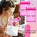 Boao 100 Pcs Eyelash Aftercare Bags 4 x 6 Inches Eye Lash Print Aftercare Makeup Bags Drawstring Cosmetic Bags Organza Beauty Bags for Women Makeup Jewelry Supplies (Pink)