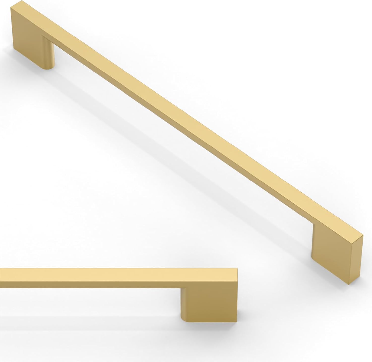 10 Pack Champagne Bronze Cabinet Pulls 5 Inch(128mm) Kitchen Cabinet Handles Solid Zinc Alloy Cabinet Hardware Drawer Pulls