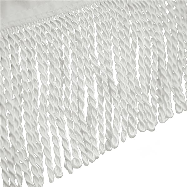 Yaheetech Ombrellone da Spiaggia Giardino Inclinabile con Frange 215 cm in Poliestere e Metallo con Borsa per Trasporto Protezione UV Esterno Cortile Piscina Crema