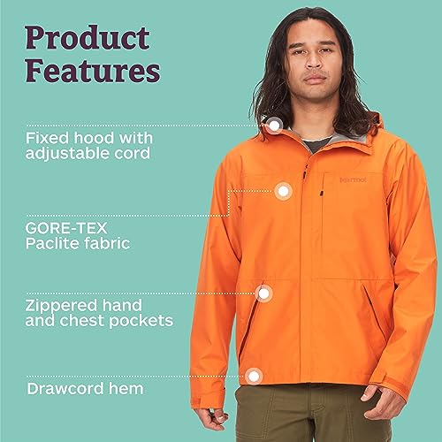 Image of MARMOT Men's GORE-TEX Minimalist Rain Jacket - Packable, Breathable, Durable Wind & Water Protection