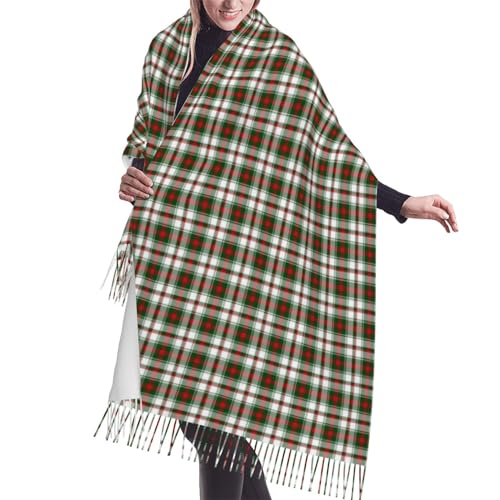 Colorful Plaid Imitation Cashmere Tassel Scarf Winter Scarf Autumn Softest Classic Warm