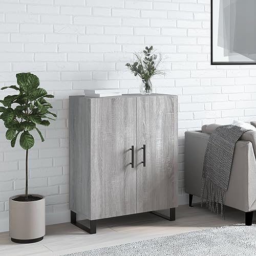 Xichuzi Aparador de Madera de ingeniería Gris Sonoma 69,5x34x90 cm, Mueble Salon, Aparadores para Salon, Mueble Comedor, Mueble Auxiliar, Aparador Cocina, Aparador Entrada Recibidor - 827754