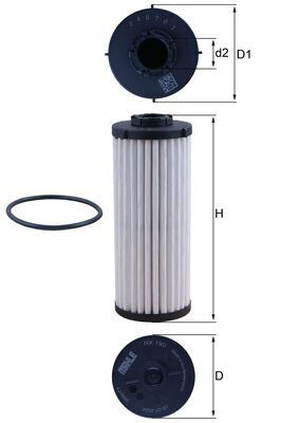 MAHLE ORIGINAL Filtro idraulico Cambio automatico HX 190D