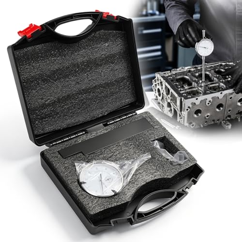 6434 Sleeve Height and Counter Bore Gauge for All Diesel Engines, 0-1.00" Cylinder Bore Gauge, 0.001" Graduation, 0-100 Dial Indicator for Sleeve Height, Counter Bore, Piston Deck & Valve Protrusion