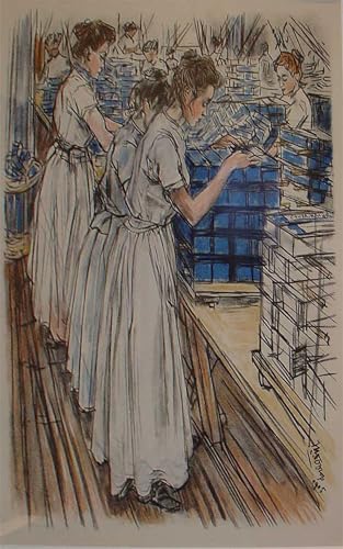 Pintura de lienzo decorativo para pared estilo vintage Toorop ideal para decoracion de hogar