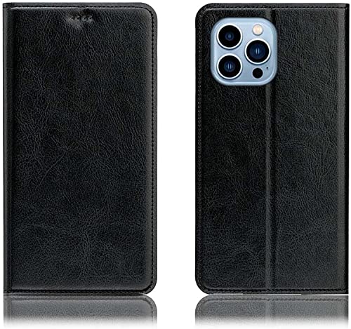 Funda tipo libro para iPhone 13 Pro ideal para viajar sin cartera con tapa de cuero
