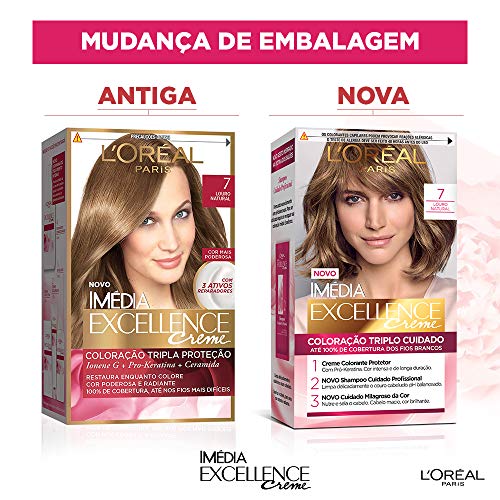Coloração Imédia Excellence, L'Oréal Paris, Louro Natural, Coloração Imédia