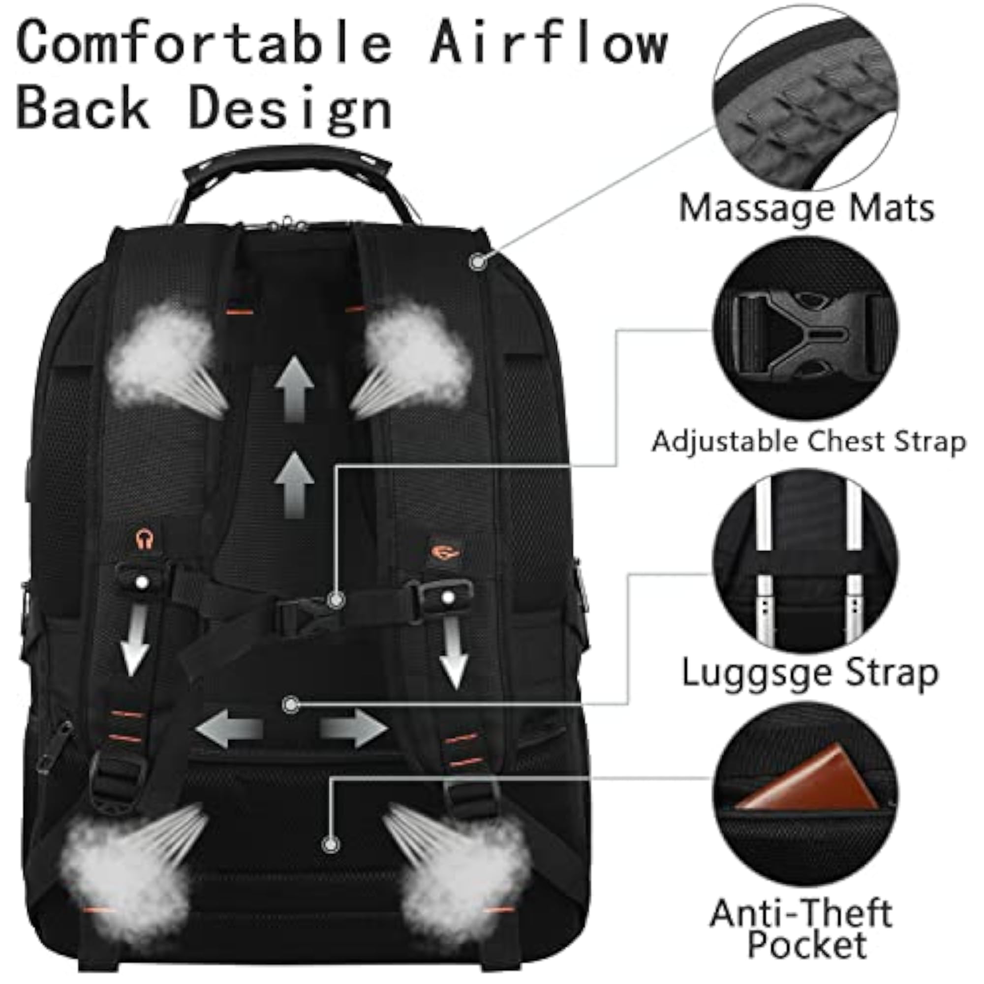 Travel Laptop Backpack for Men