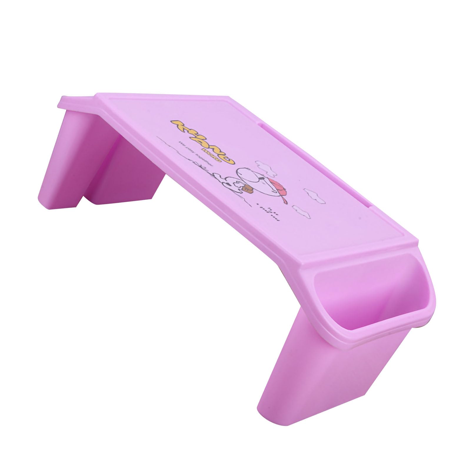 AUNMAS AUNMAS Letto per Laptop Scrivania con Bordi Lisci Design per Riporre gli Oggetti Ponte per Studenti Universitari Materiale ABS 21,3 X 10,6 X 7,5 Pollici (PINK) (PURPLE)