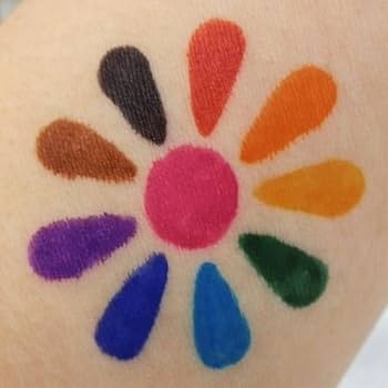 ボディーペイント用カラー10本　ＬＡで購入 ボディーペイント用カラー10本 LAで購入 ボディーペイント用