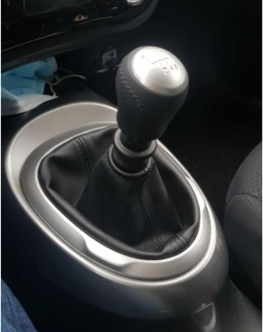 Oulesh Shift Boot for Nissan Qashqai I J10 X-Trail 2006-2013 Qashqai Ii Mt, 6 Speed Car Gear Shift Knob Boot Cover
