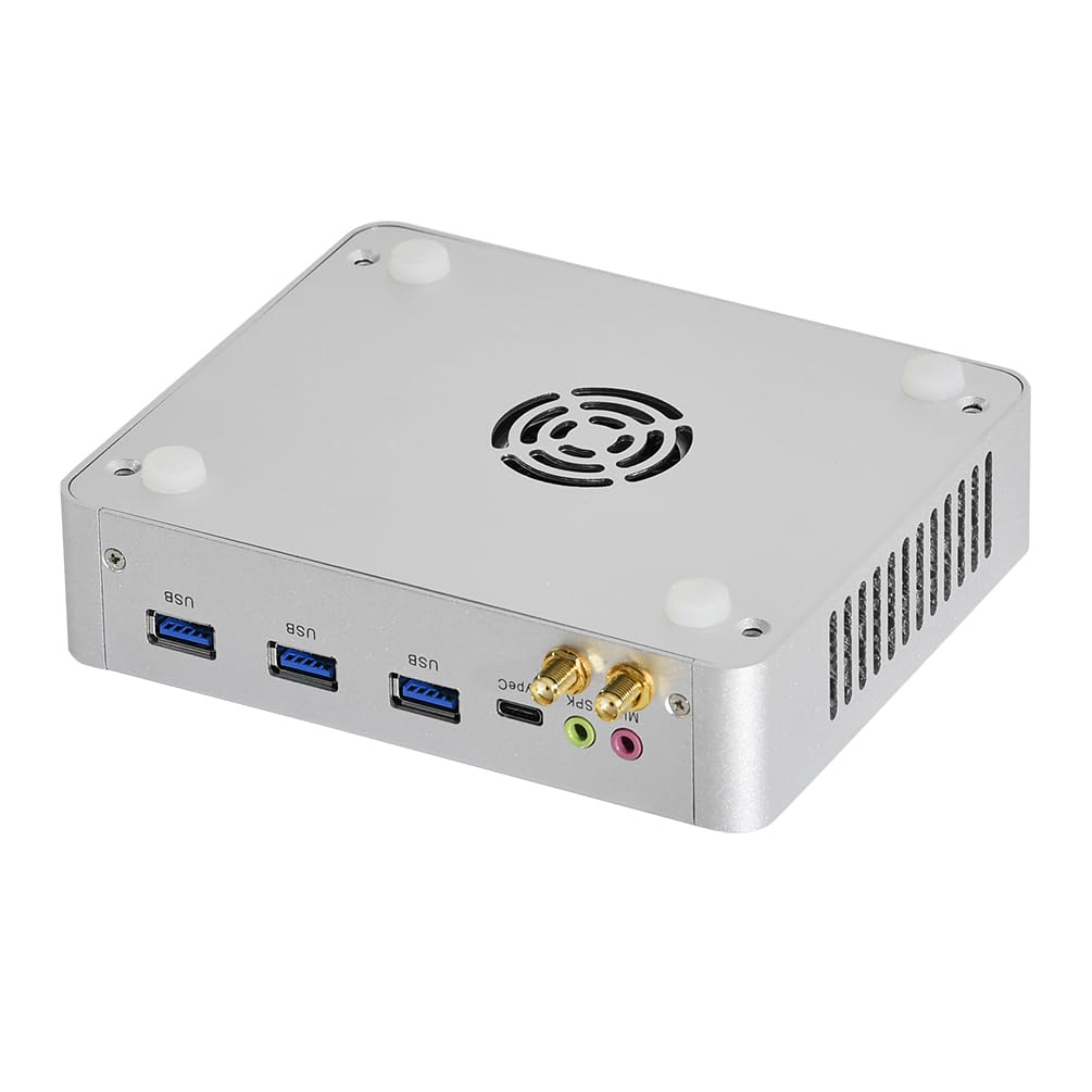 4K Mini PC, HTPC, Kodi Box, Desktop Computer, Intel I3 7100U, Windows 11 / Linux Ubuntu, BM22, DP, HDMI, 3 x USB3.0, 2 x USB2.0, Type-C, LAN, Smart Fan, 0 RAM, 0 Storage, Barebone No System