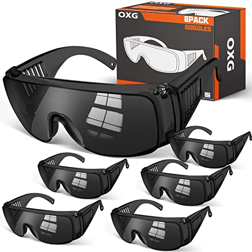 51wpVY8HkAL. SL500 OXG Anti Fog Safety Glasses, ANSI Z87.1 Certified Over Prescription Glasses Safety Goggles UV Protection Impact Resistant Eyewear Protective