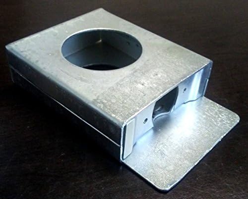 1 1/4" Zinc Gate Lock Box Single Hole