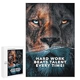 【Hard Work Talent Puzzles de haute qualité】 : nous sommes fiers de dire que tous nos puzzles sont produits en utilisant une technique de découpe de précision pour une finition semblable à celle d'une affiche. Cela garantit que votre puzzle terminé semble lisse et homogène, pour un résultat dont vous pouvez être fier.