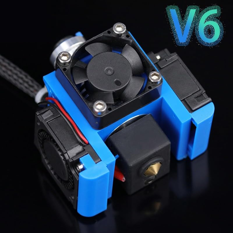Compatibile con E3-D All Metal V6 Hotend K per Drago-n V6 J-Head Pursai3 MK3S Stampante 3D a estrusione diretta DDE Tan aggiornata  7