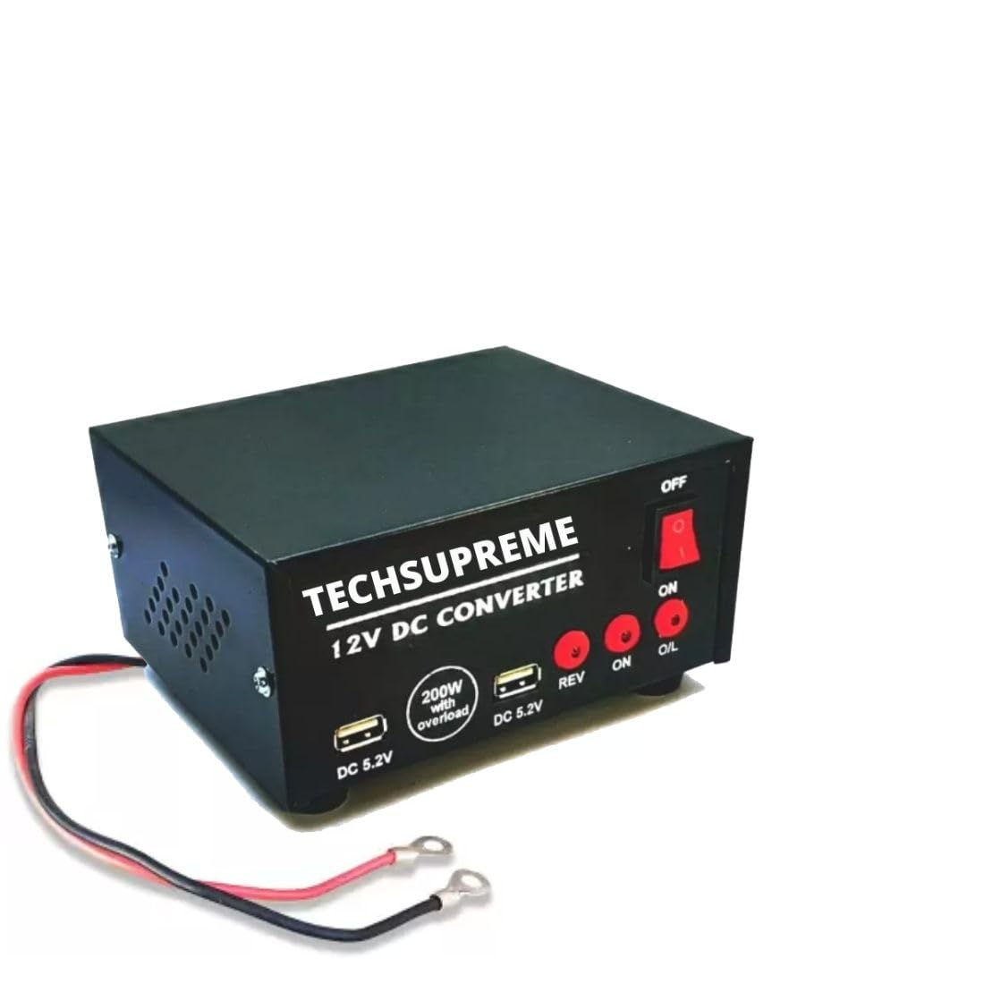 Mini Inverter 200W 12 Volt DC to AC Converter for Home, Car, Boat,Lap top, D2H Box, Mobile Charger(12V DC to 220V AC Converter) C-image-30